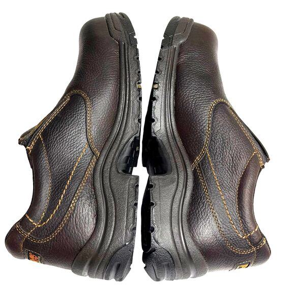 Timberland Pro Titan Slip On Alloy Toe Work Shoes Camel Brown 10 W NIB main image 7
